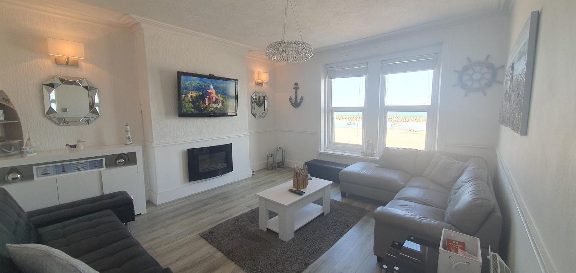 Apartament 3 Harbour Views Rhôs-on-Sea Zewnętrze zdjęcie